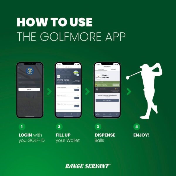 Nytt betalsystem på rangen, GolfMore APP. - Tranås Golfklubb